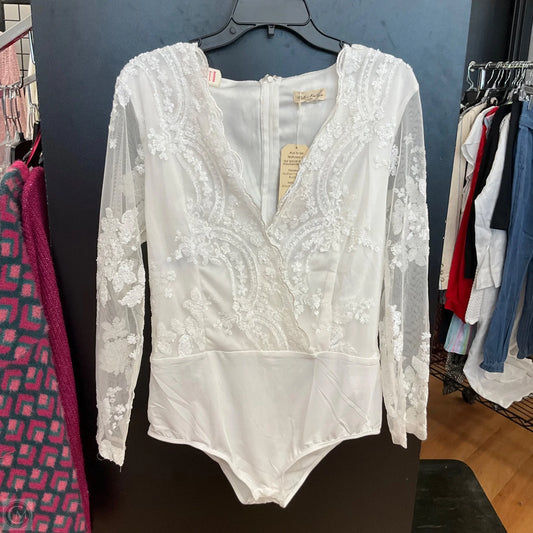 Bodysuit By Cme In White, Size: L