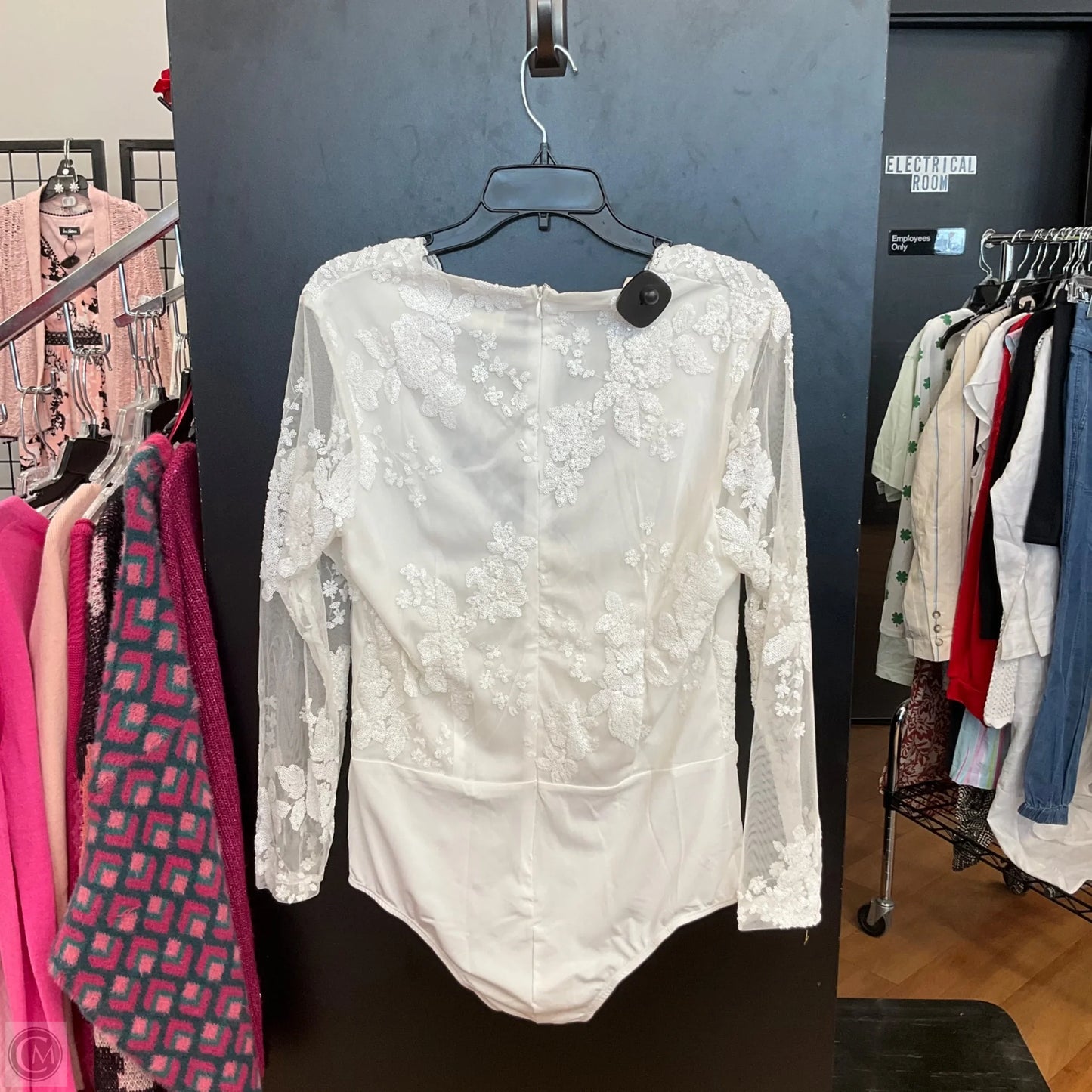 Bodysuit By Cme In White, Size: L