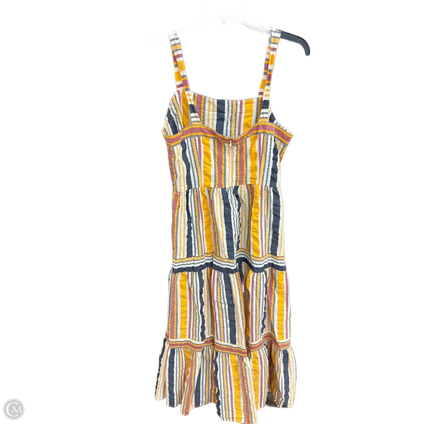 Dress Party Long By Loft In Striped Pattern, Size: 12p