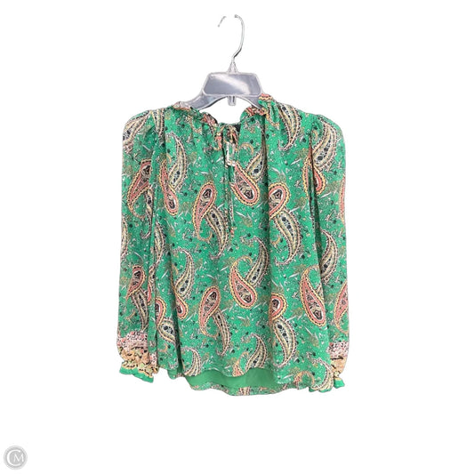 Top 3/4 Sleeve By Rachel Zoe In Green, Size: Xs