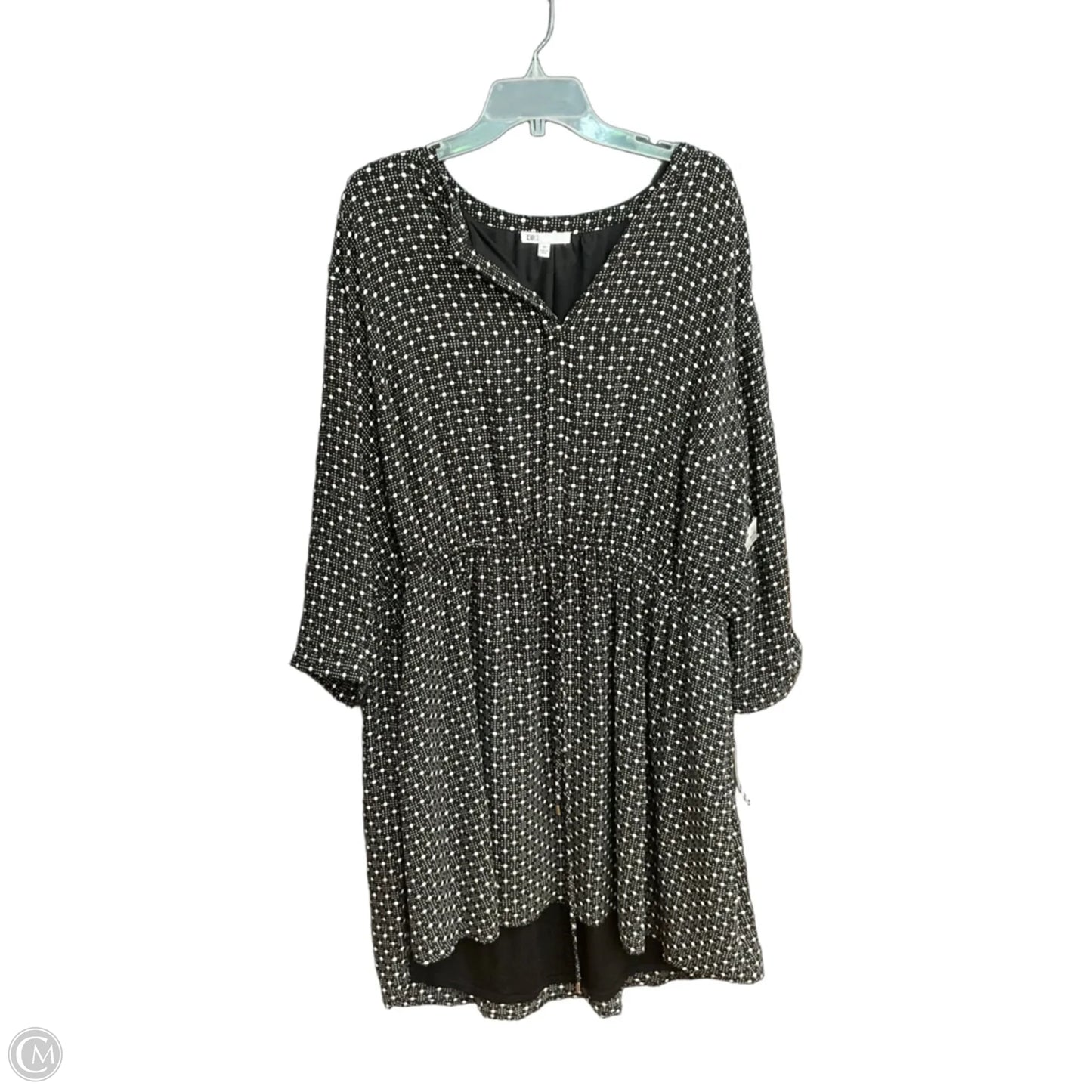 Dress Casual Midi By Dr2 In Black, Size: 3x