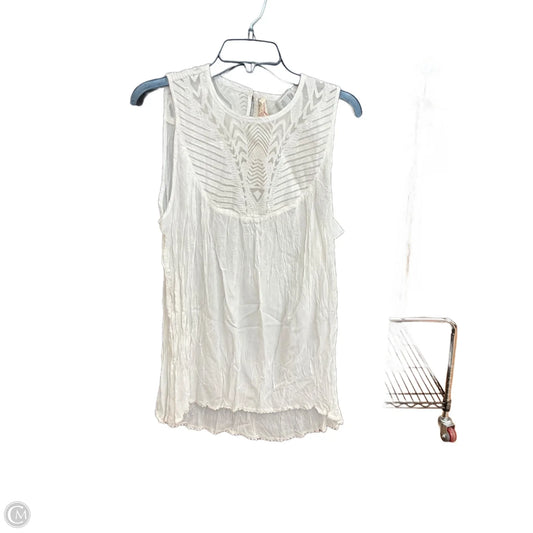 Top Sleeveless By Sundance In White, Size: L