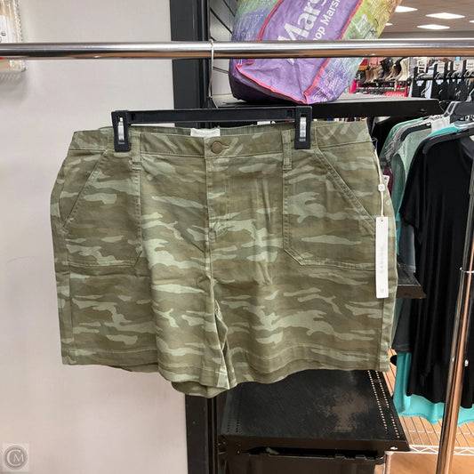 Shorts By Caslon In Camouflage Print, Size: 18