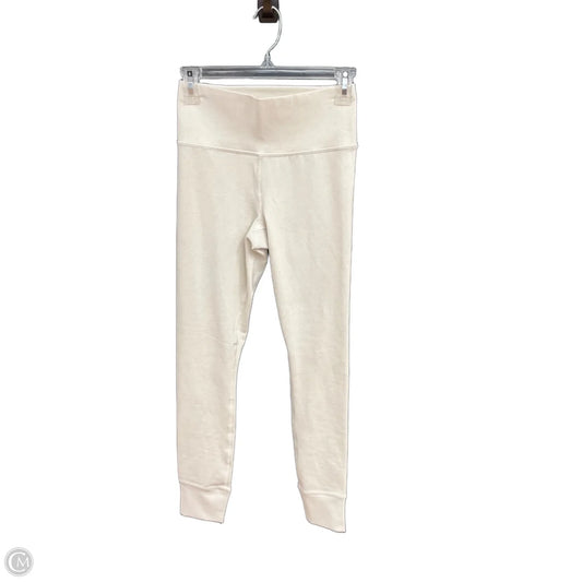 Athletic Leggings By Athleta In Cream, Size: Sp