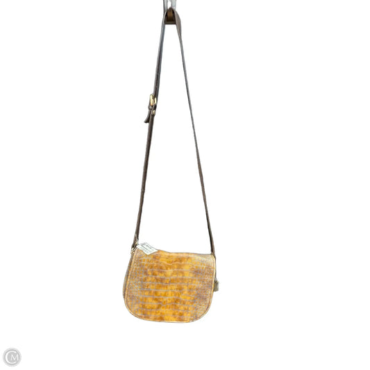 Crossbody Leather By Valentina, Size: Medium
