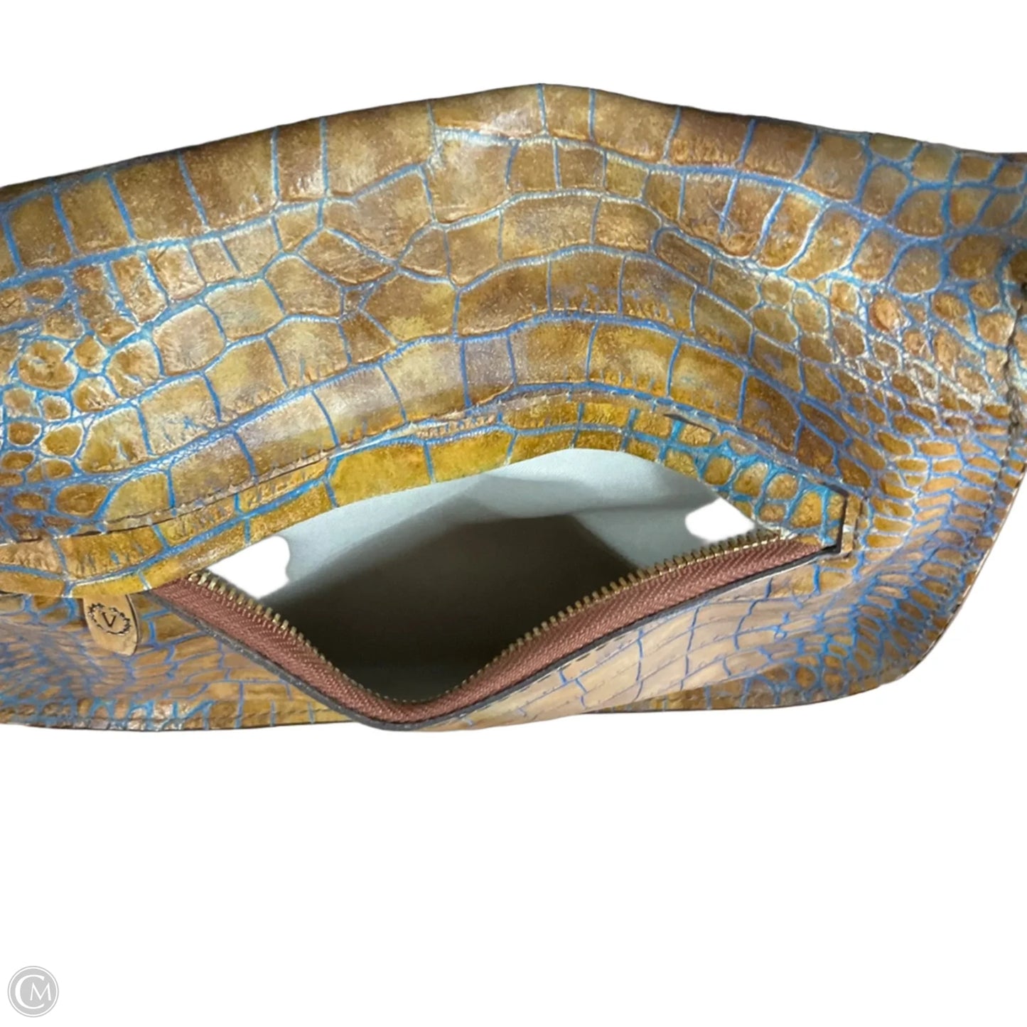 Crossbody Leather By Valentina, Size: Medium