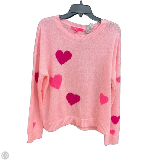Sweater Designer By Lilly Pulitzer In Pink, Size: Xl