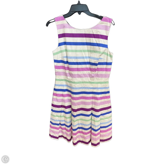 Dress Casual Midi By Talbots In Striped Pattern, Size: M