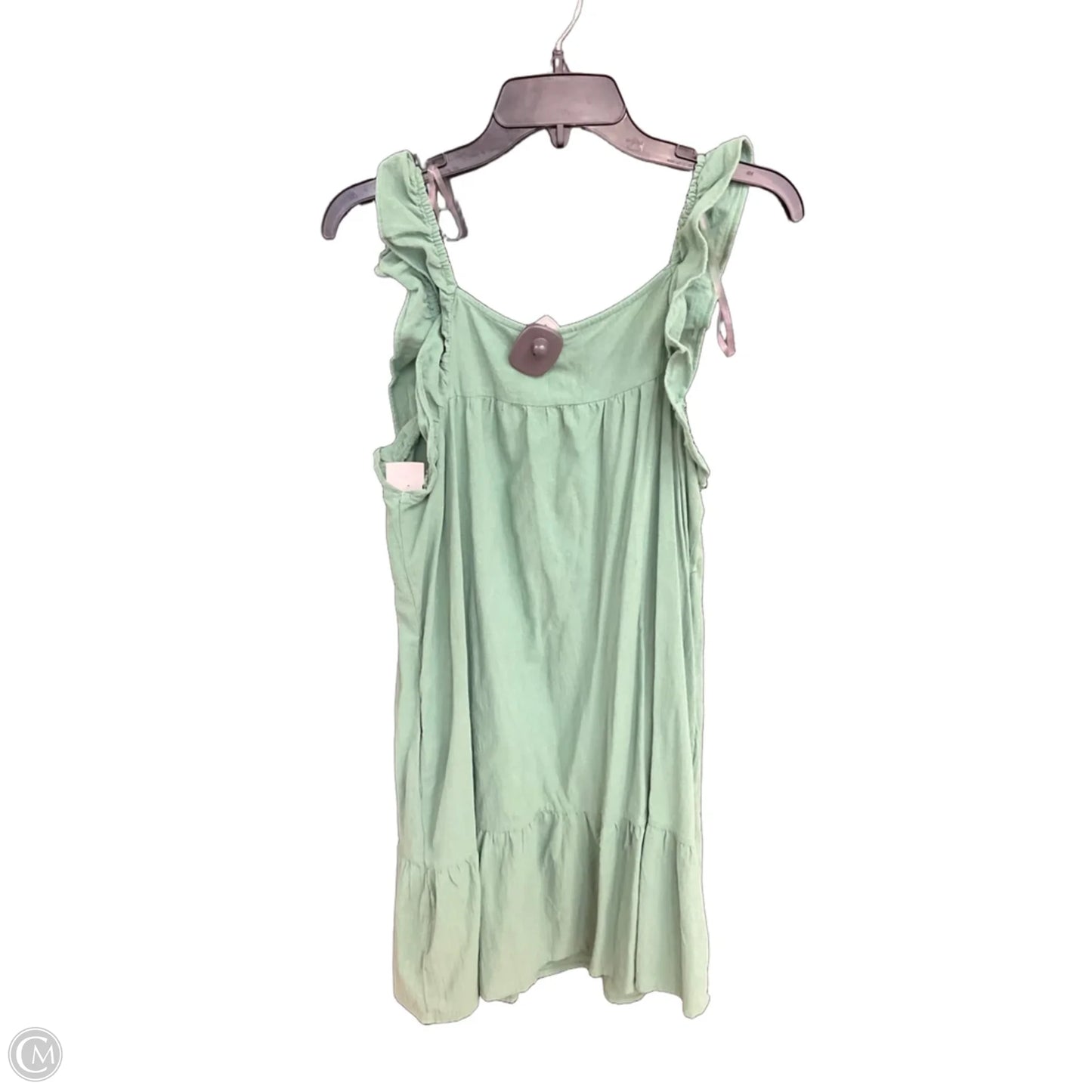 Dress Casual Midi By Universal Thread In Green, Size: M