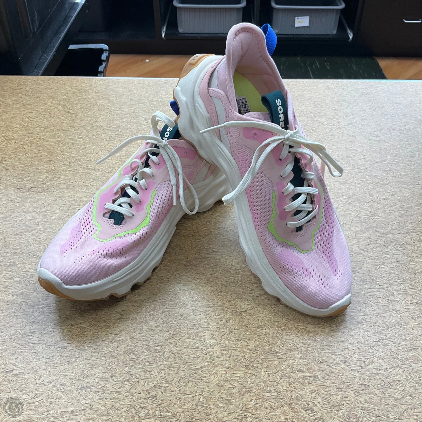 Shoes Athletic By Sorel In Pink, Size: 8