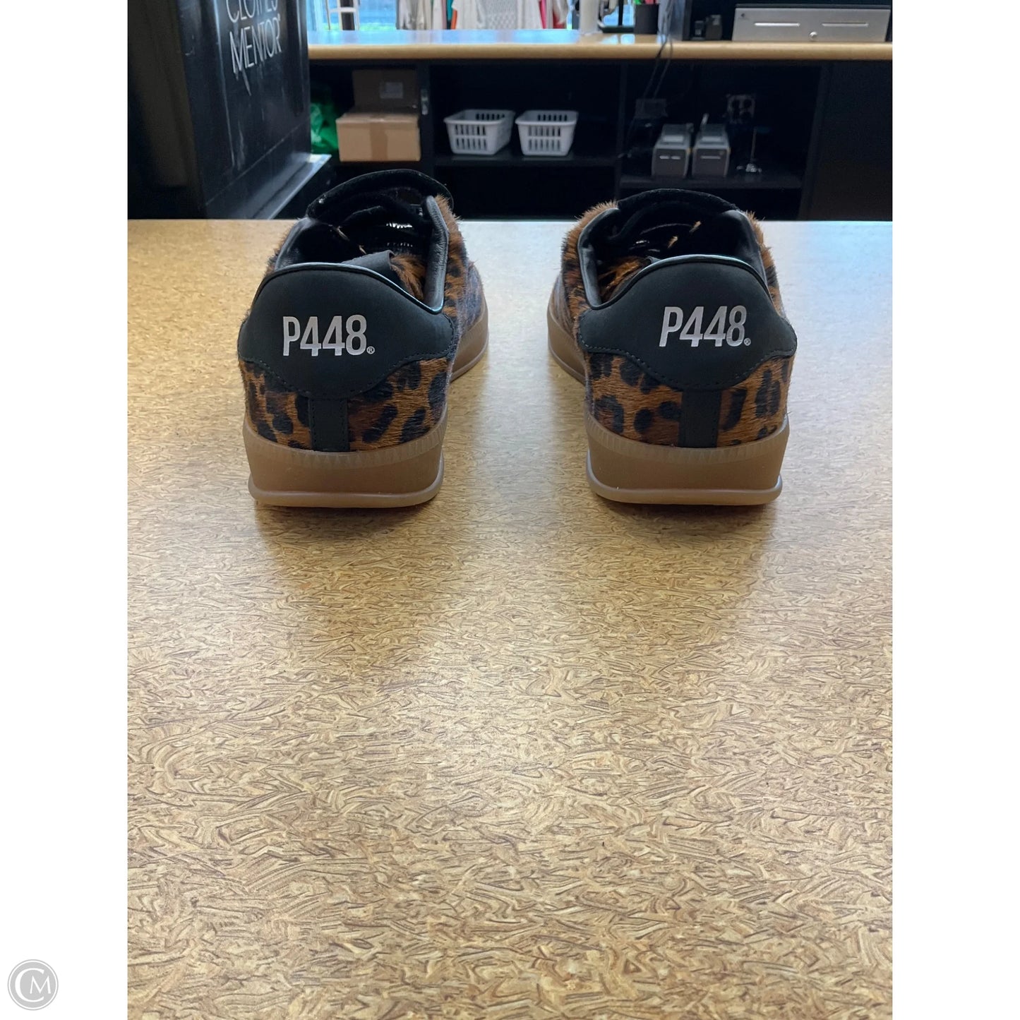 Shoes Sneakers By P448 In Animal Print, Size: 9