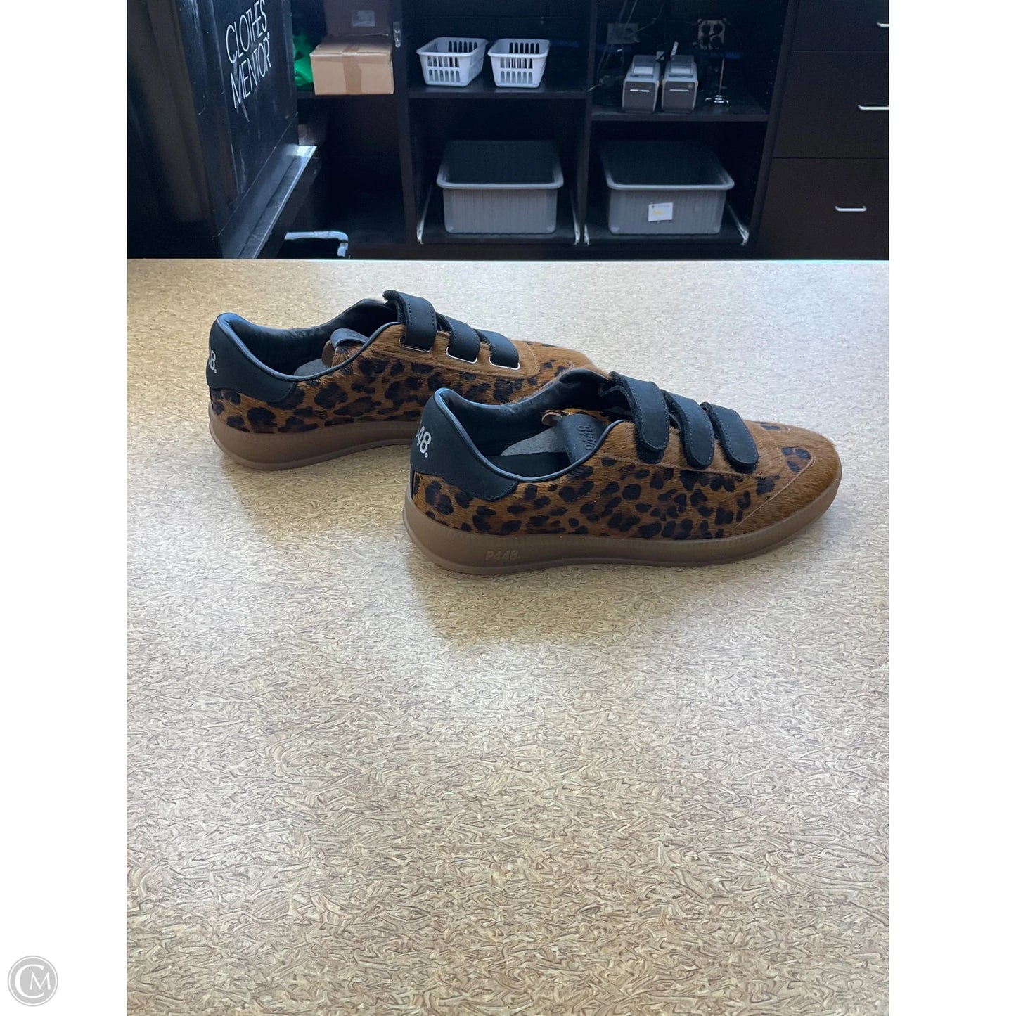 Shoes Sneakers By P448 In Animal Print, Size: 9