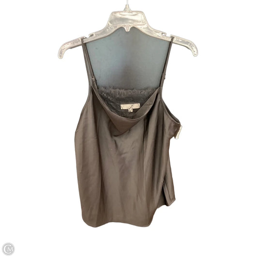 Top Sleeveless By Loft In Black, Size: M