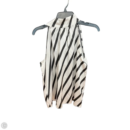 Top Sleeveless By Loft In Striped Pattern, Size: M