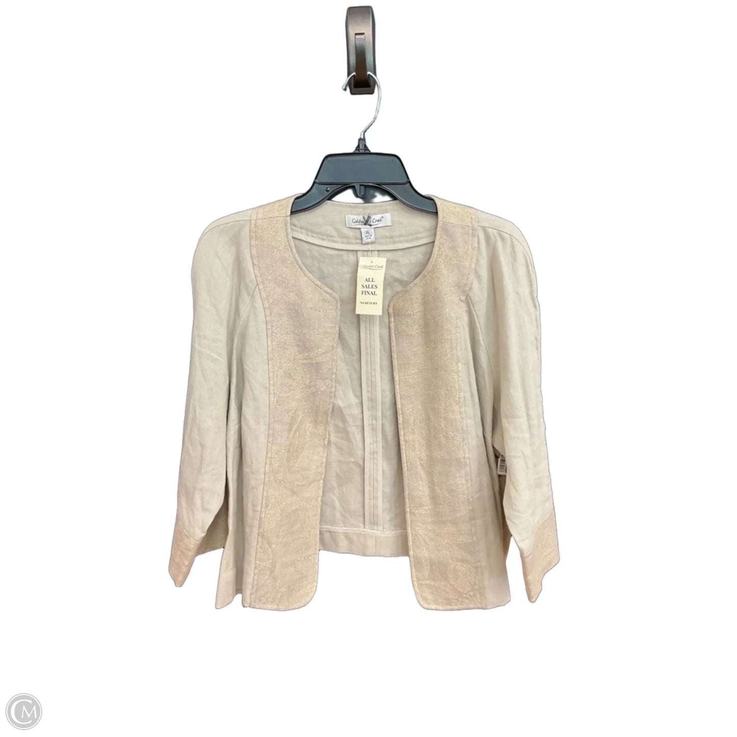Blazer By Coldwater Creek In Beige, Size: Lp