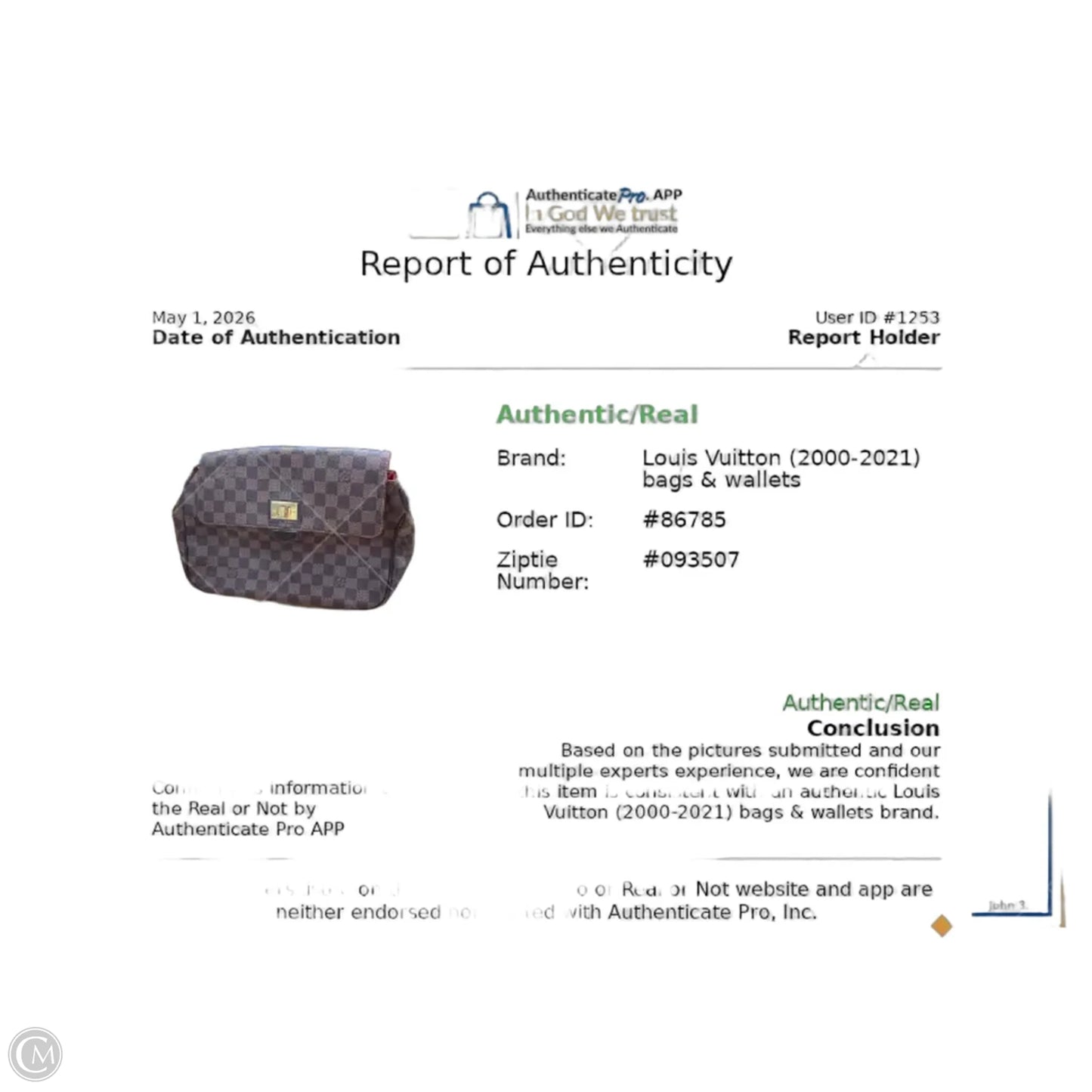 Crossbody Luxury Designer By Louis Vuitton, Size: Medium