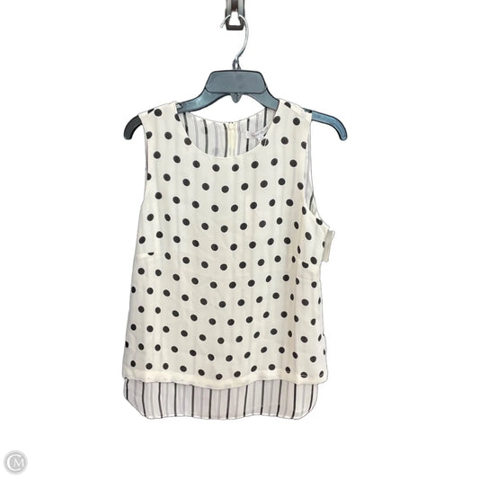 Top Sleeveless By Rose And Olive In Polkadot Pattern, Size: S