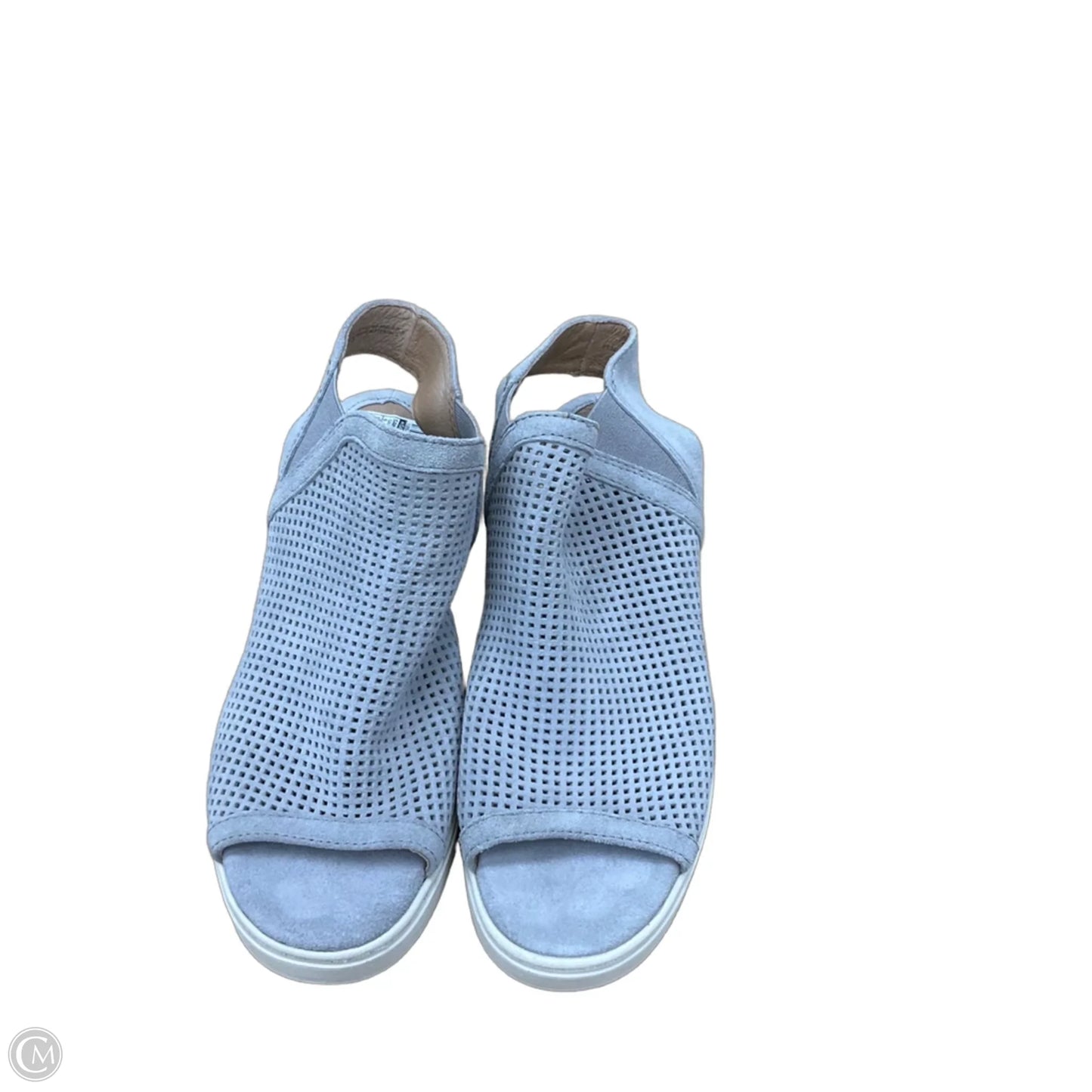 Sandals Heels Wedge By Sofft In Grey, Size: 8.5