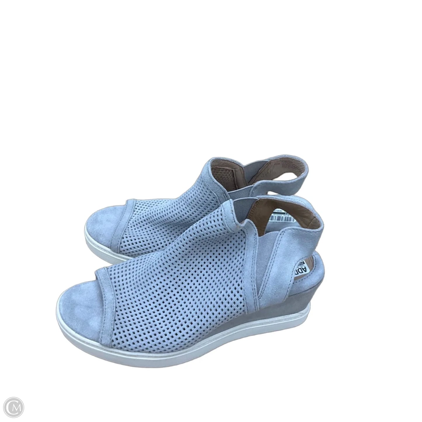 Sandals Heels Wedge By Sofft In Grey, Size: 8.5