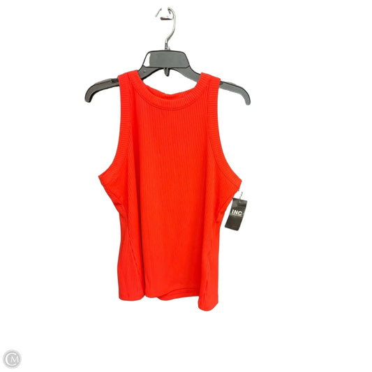Top Sleeveless By Inc In Red, Size: L