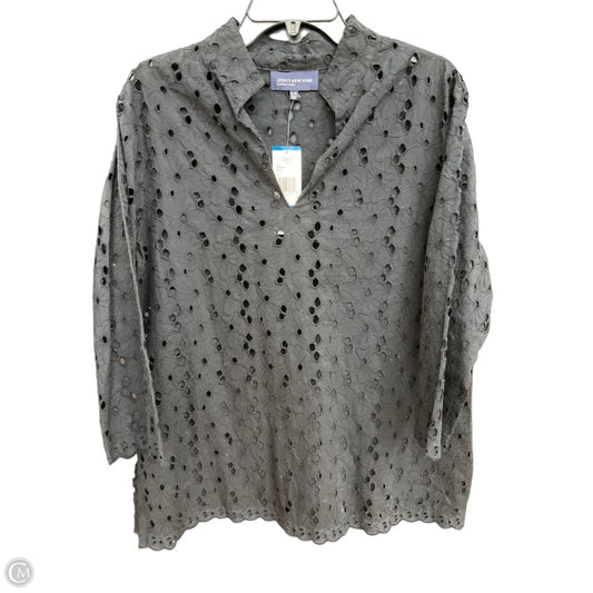 Top 3/4 Sleeve By Jones New York In Black, Size: Xl