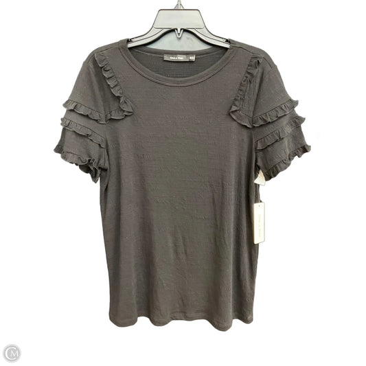 Top Short Sleeve By Doe & Rae In Black, Size: M