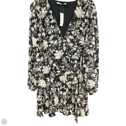 Dress Casual Midi By Abercrombie And Fitch In Black & Brown, Size: Xxl