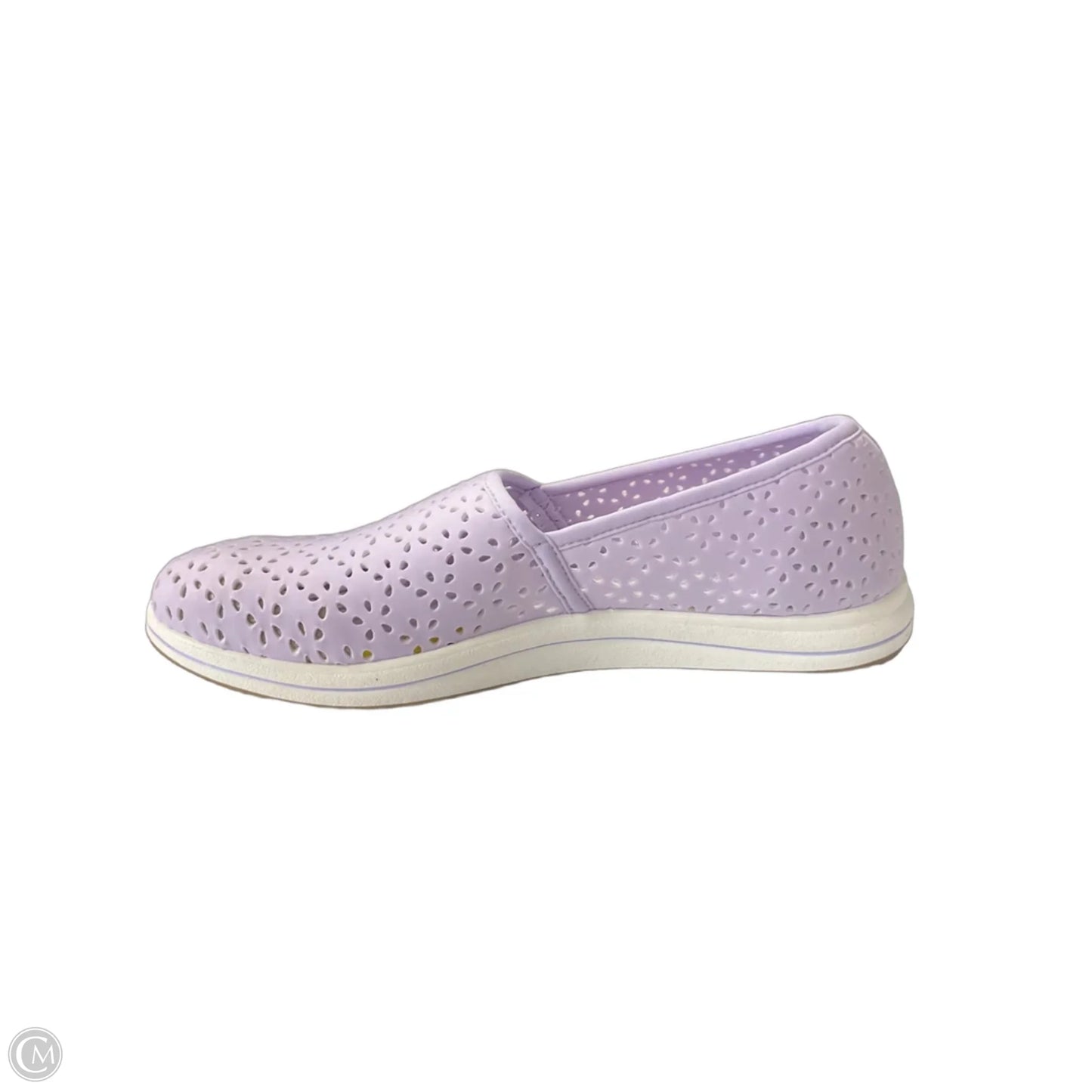 Shoes Flats By Clarks In Purple, Size: 7.5