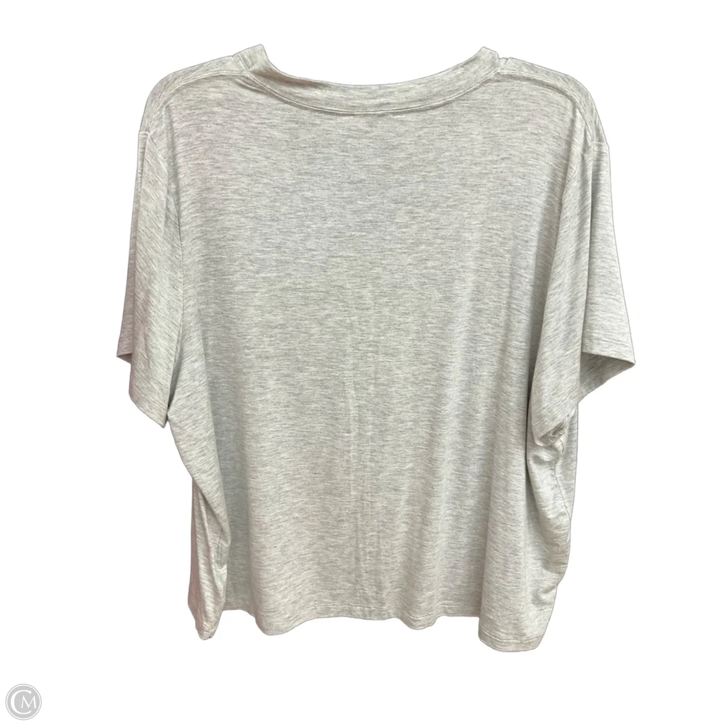 Top Short Sleeve Basic By Express In Grey, Size: Xl