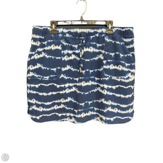 Skirt Midi By Chicos In Blue, Size: Xl