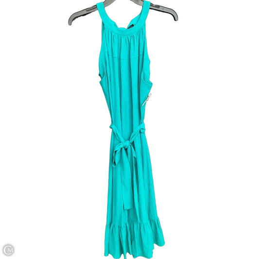 Dress Casual Maxi By Calvin Klein In Aqua, Size: L