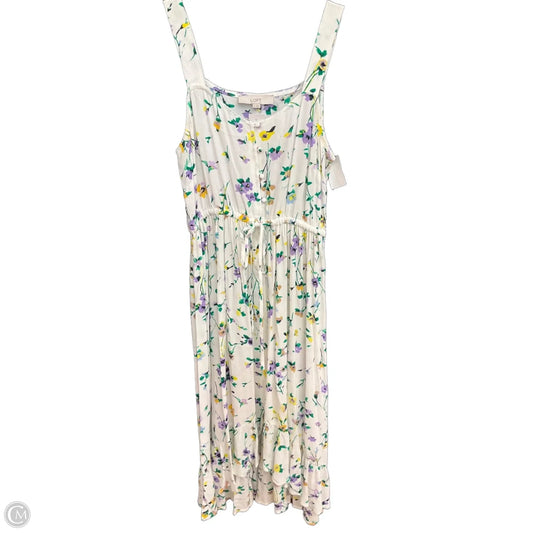 Dress Casual Maxi By Loft In Floral Print, Size: S