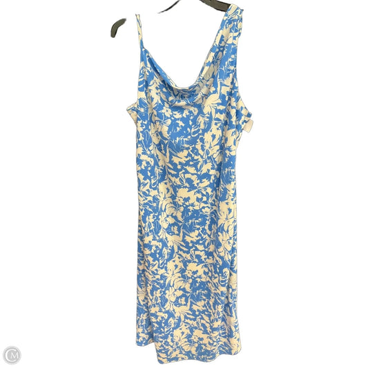 Dress Casual Maxi By Petal & Pup In Blue, Size: Xl