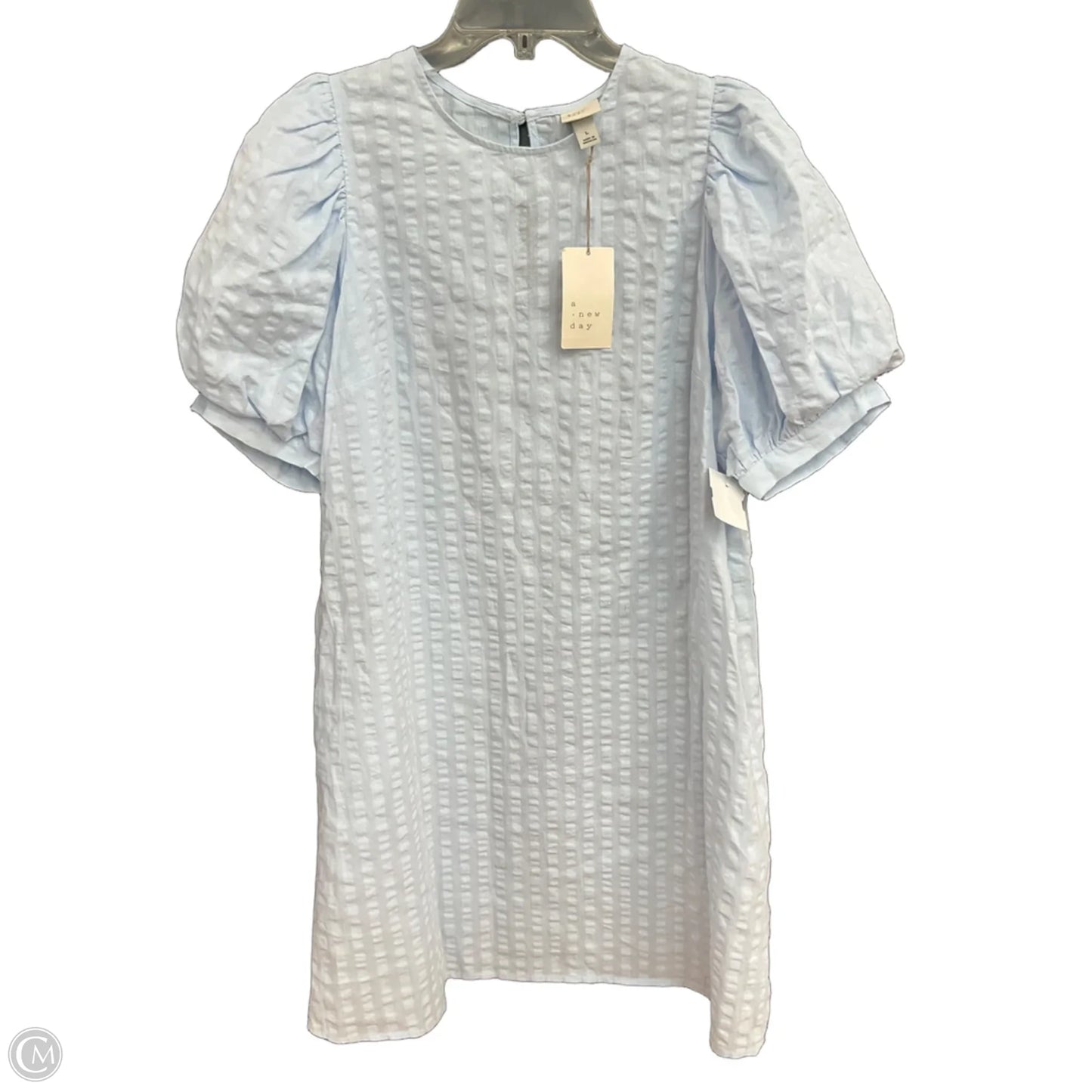 Dress Casual Midi By A New Day In Blue, Size: L