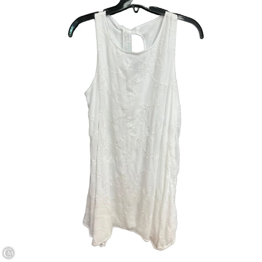 Dress Casual Midi By Elle In White, Size: Xxl