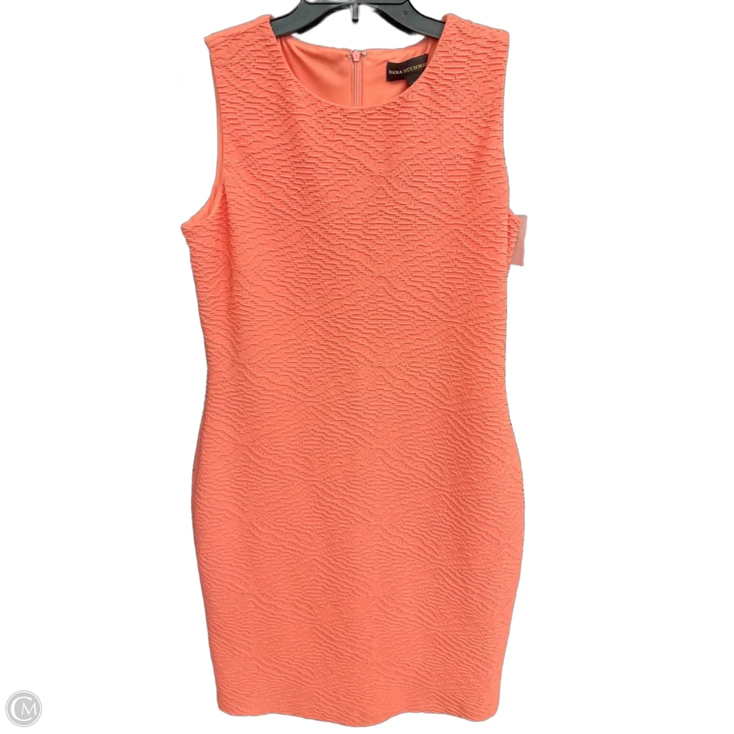 Dress Casual Midi By Dana Buchman In Coral, Size: L