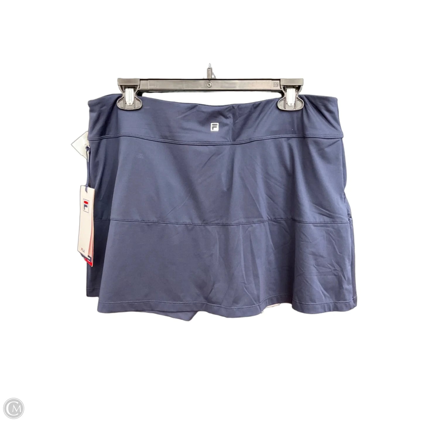 Athletic Skort By Fila In Navy, Size: Xl