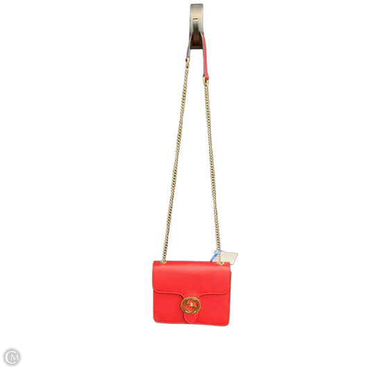 Crossbody Luxury Designer By Gucci, Size: Medium