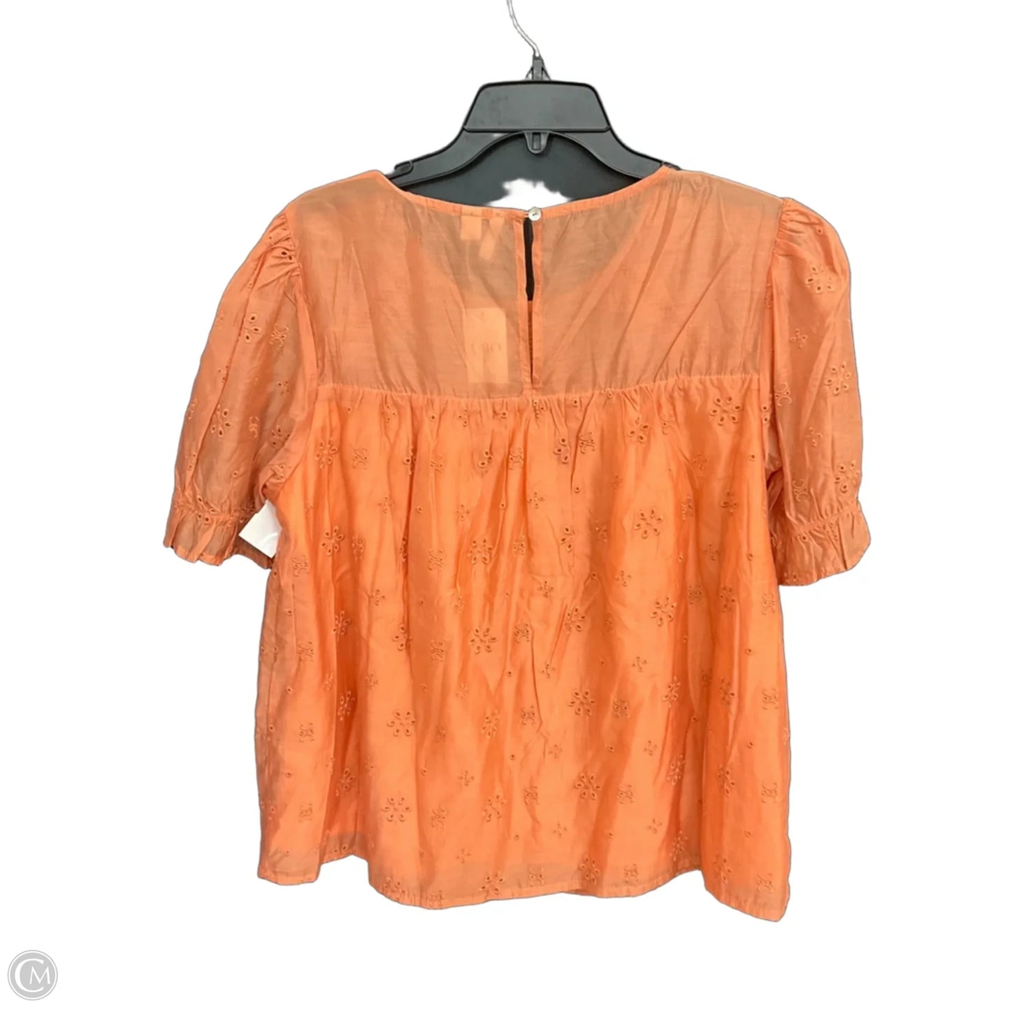 Top Short Sleeve By Cato In Coral, Size: Xl