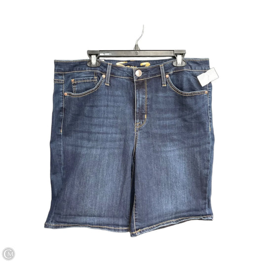 Shorts By Seven 7 In Blue Denim, Size: 16