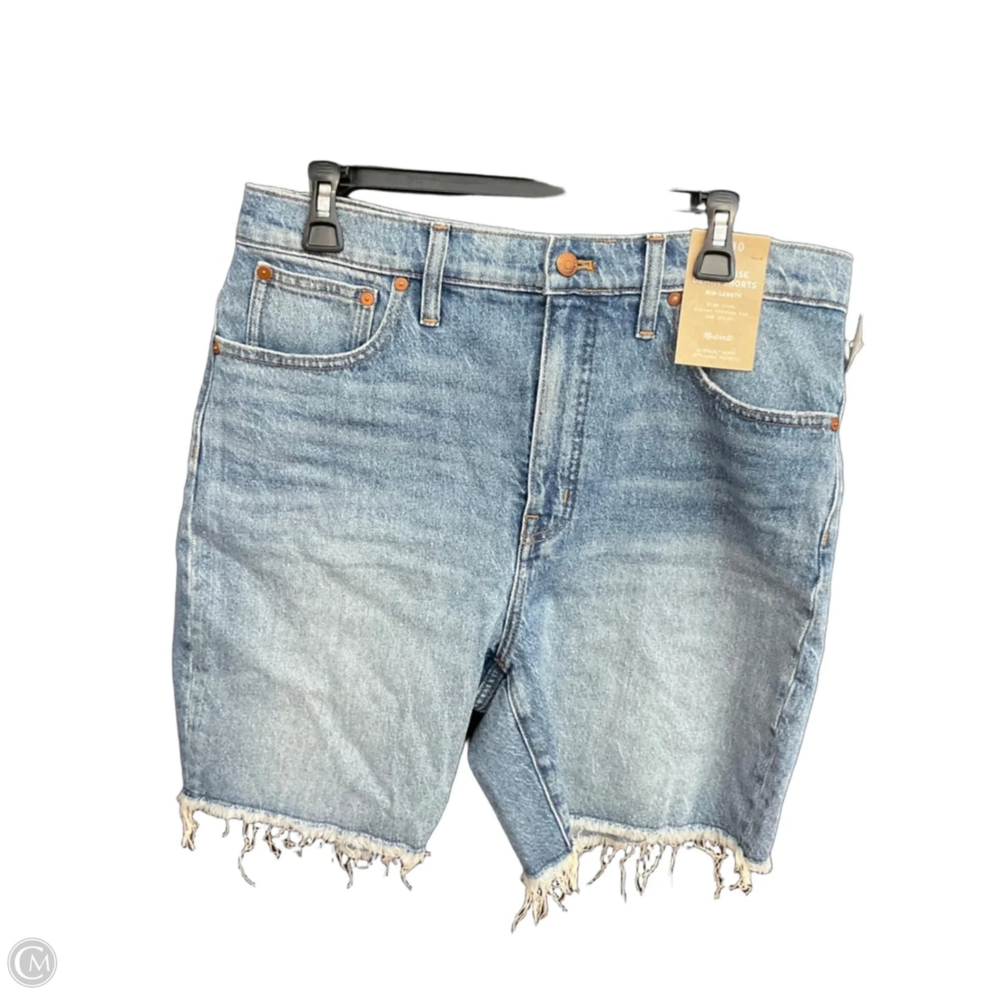 Shorts By Madewell In Blue Denim, Size: 10