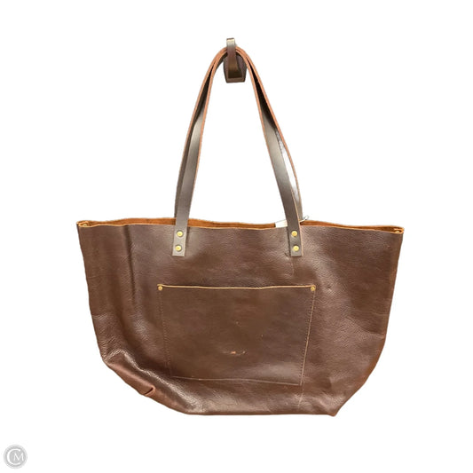 Tote Leather By Portland Leather, Size: Large