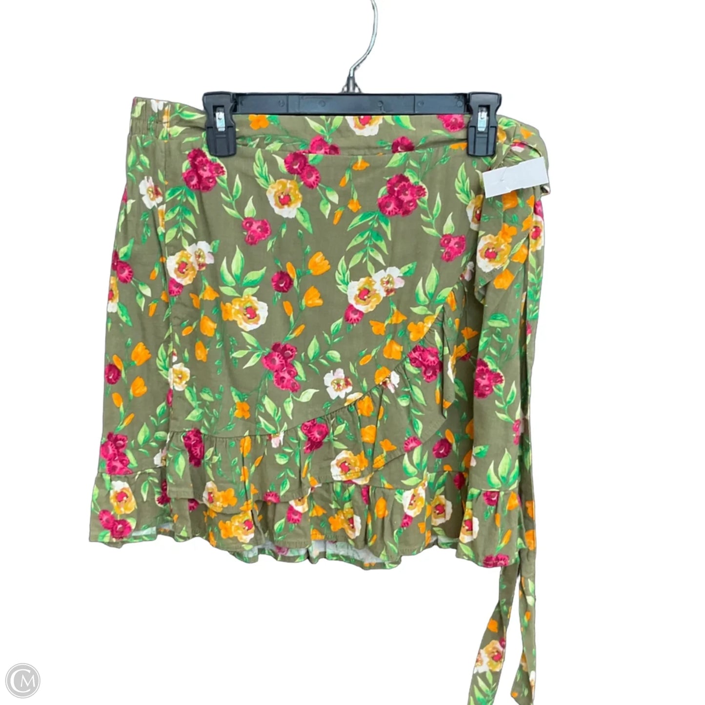 Skort By Clothes Mentor In Green, Size: L