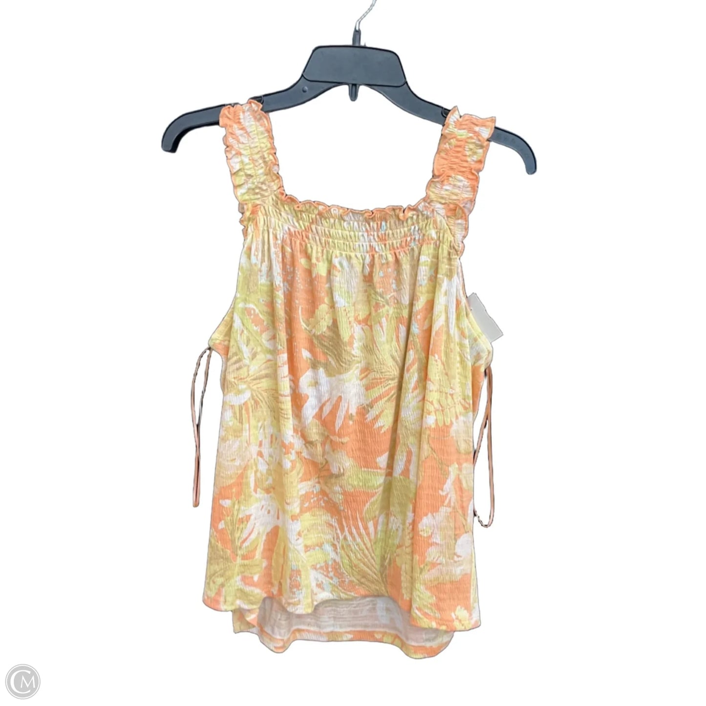 Top Sleeveless By Lc Lauren Conrad In Yellow, Size: Xl