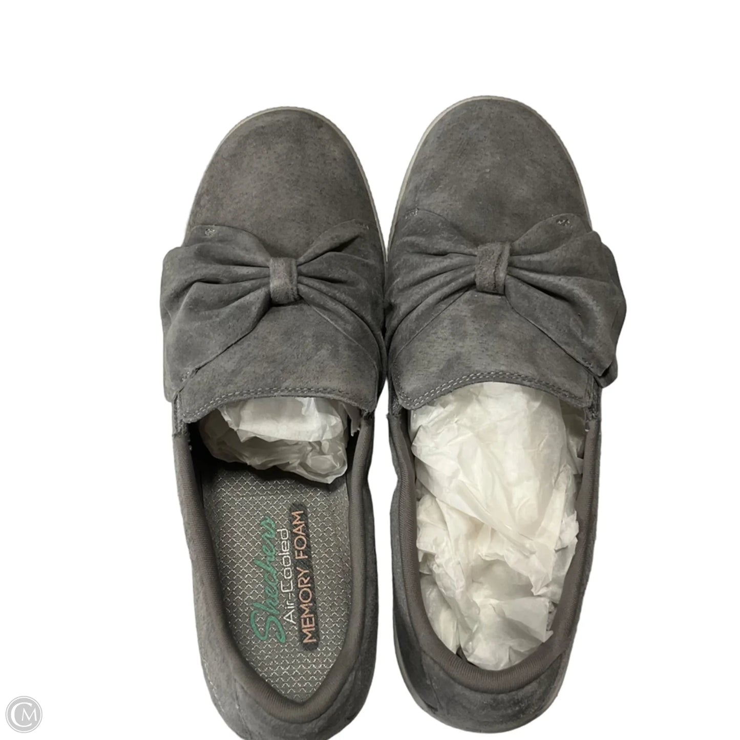 Shoes Flats By Skechers In Grey, Size: 8
