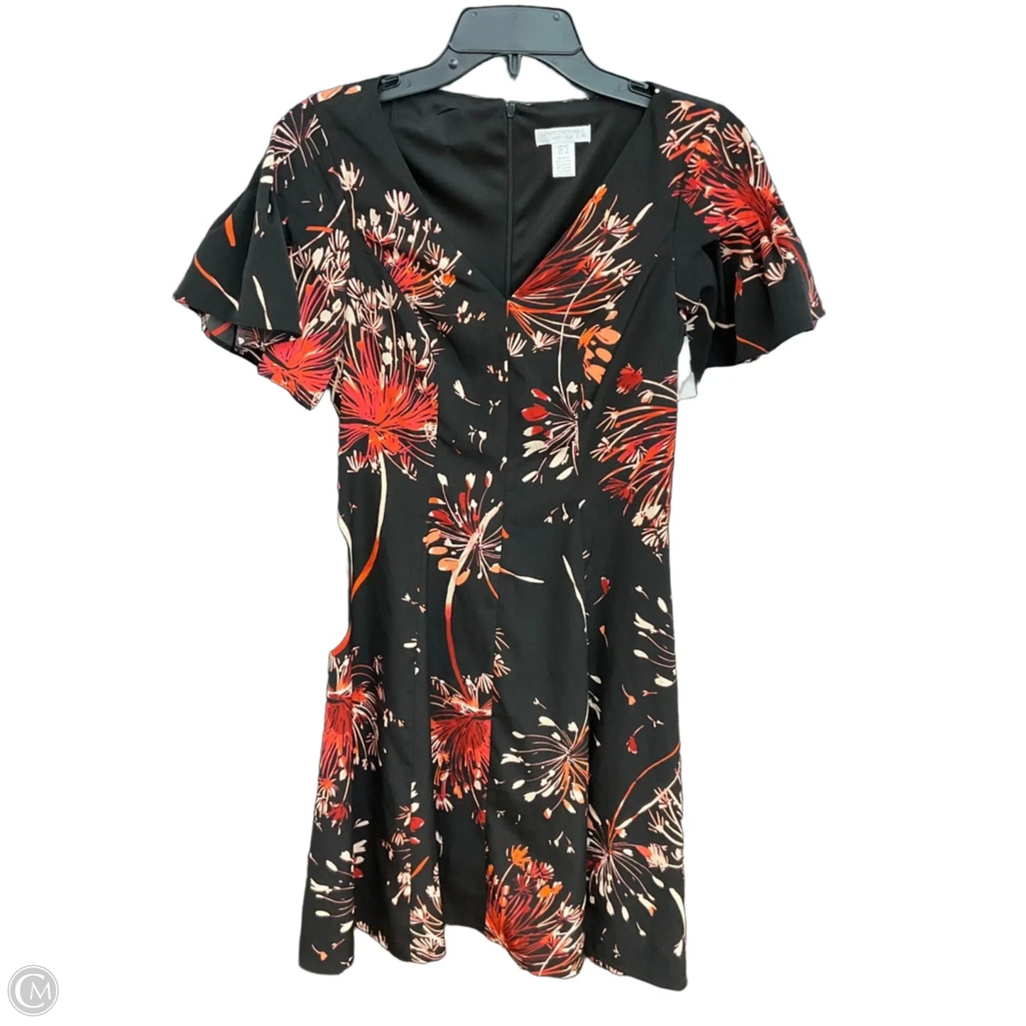 Dress Casual Midi By London Times In Black, Size: 4p