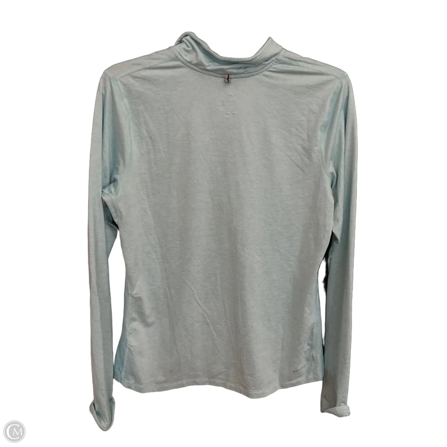 Athletic Top Long Sleeve Crewneck By Nike In Blue, Size: M