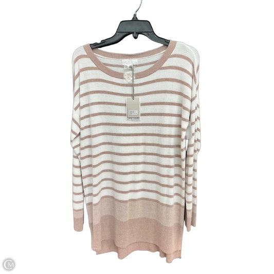 Top Long Sleeve By Barefoot Dreams In Striped Pattern, Size: M