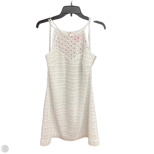 Dress Designer By Lilly Pulitzer In White, Size: L