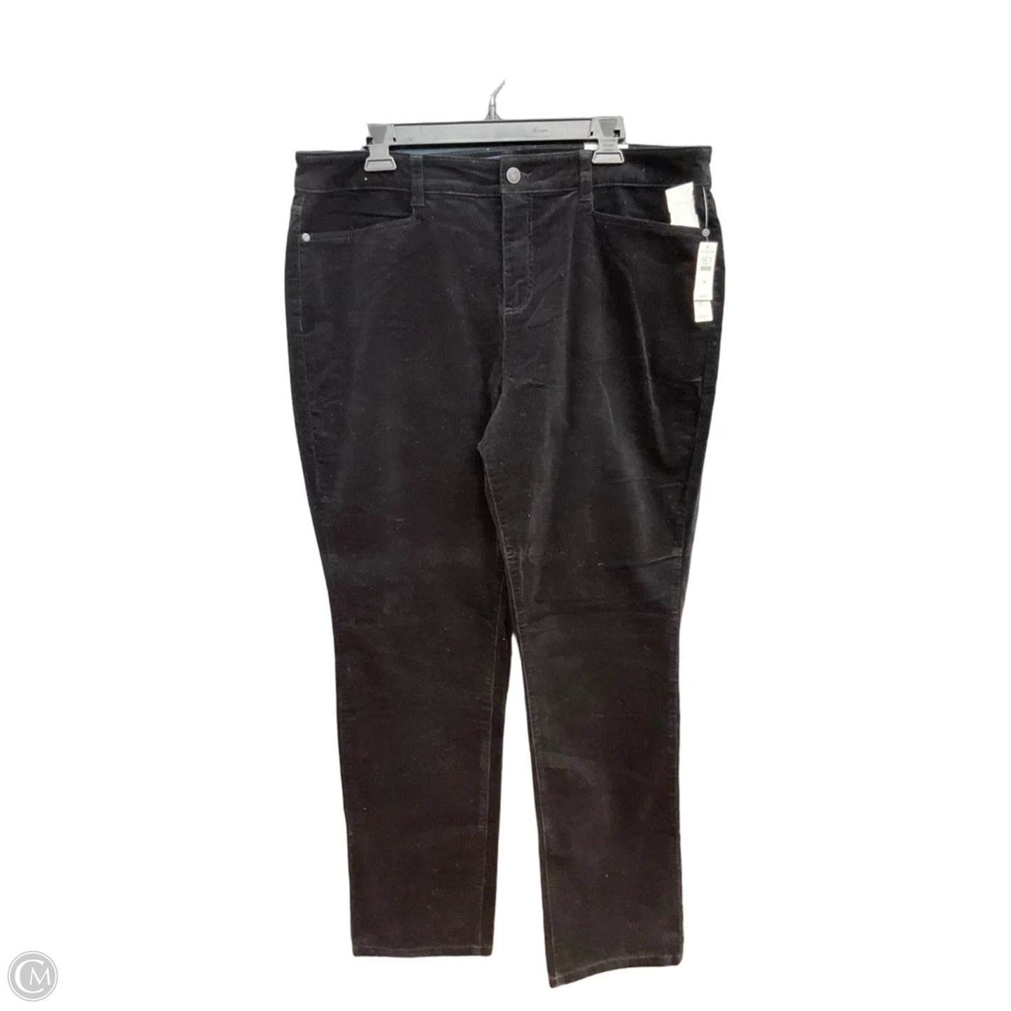Pants Corduroy By Talbots In Black, Size: 16